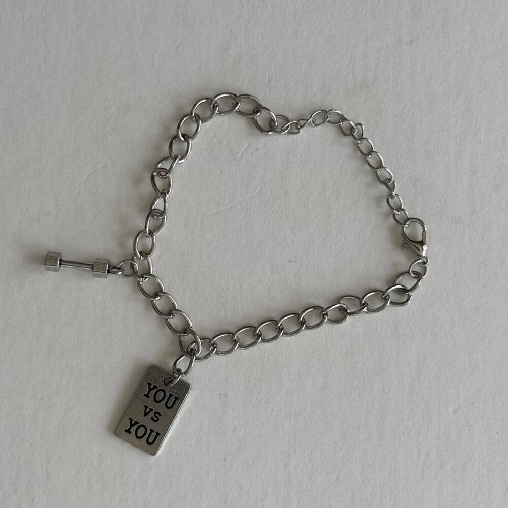 Silver you vs you bracelet